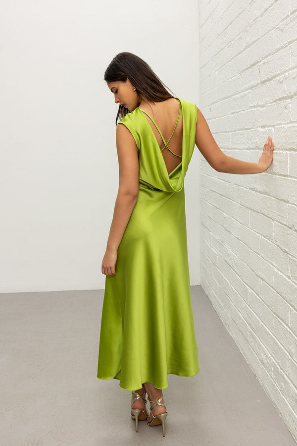 Carraig Donn Green Vanessa Midi Dress