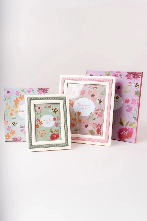 Carraig Donn Green & White Rope Photo Frame 5x7