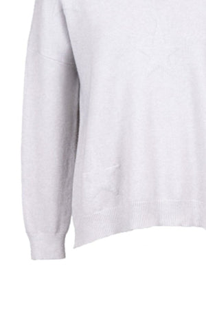 Carraig Donn Grey Star Knit Jumper