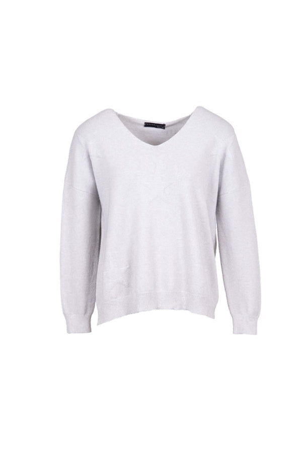 Carraig Donn Grey Star Knit Jumper