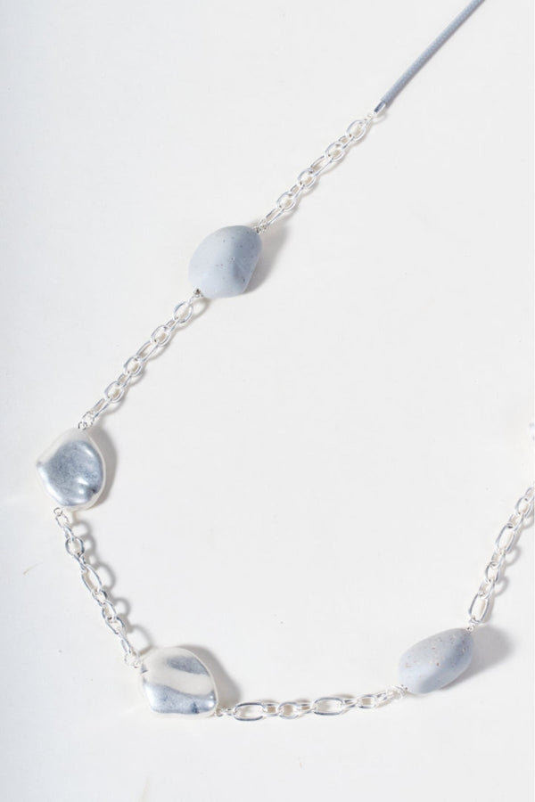 Carraig Donn Grey Stone Long Necklace