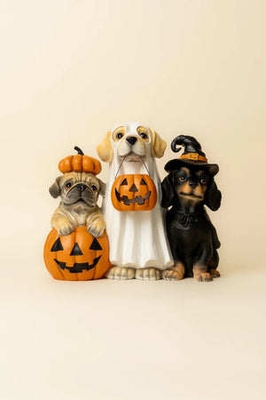 Carraig Donn Halloween Dog Figurines