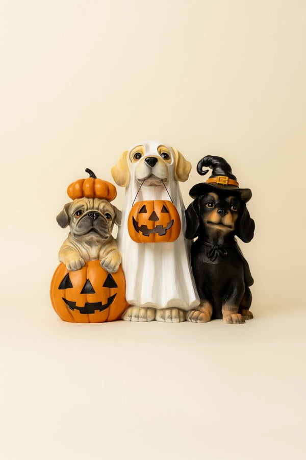 Carraig Donn Halloween Dog Figurines
