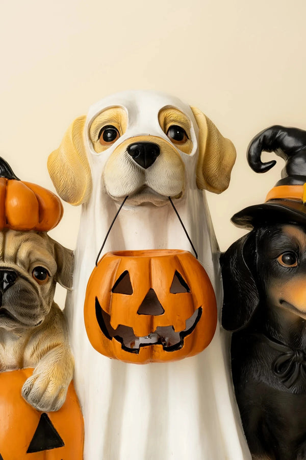 Carraig Donn Halloween Dog Figurines