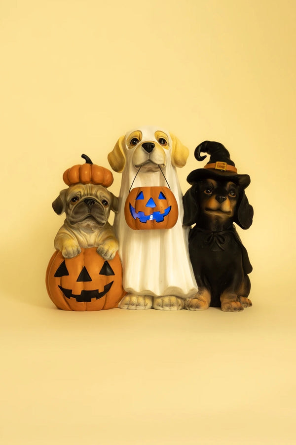 Carraig Donn Halloween Dog Figurines