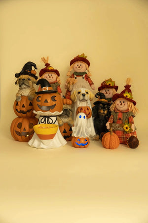 Carraig Donn Halloween Dog Figurines
