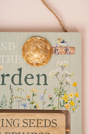 Carraig Donn Hanging Wooden Garden Plaque