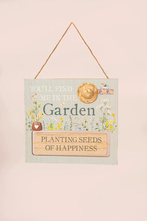 Carraig Donn Hanging Wooden Garden Plaque