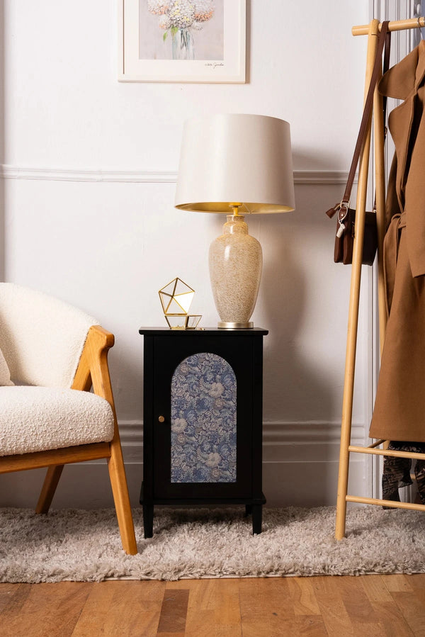 Carraig Donn Hannah 1-Door Walnut Cabinet