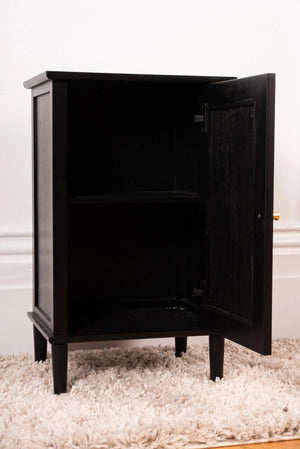 Carraig Donn Hannah 1-Door Walnut Cabinet