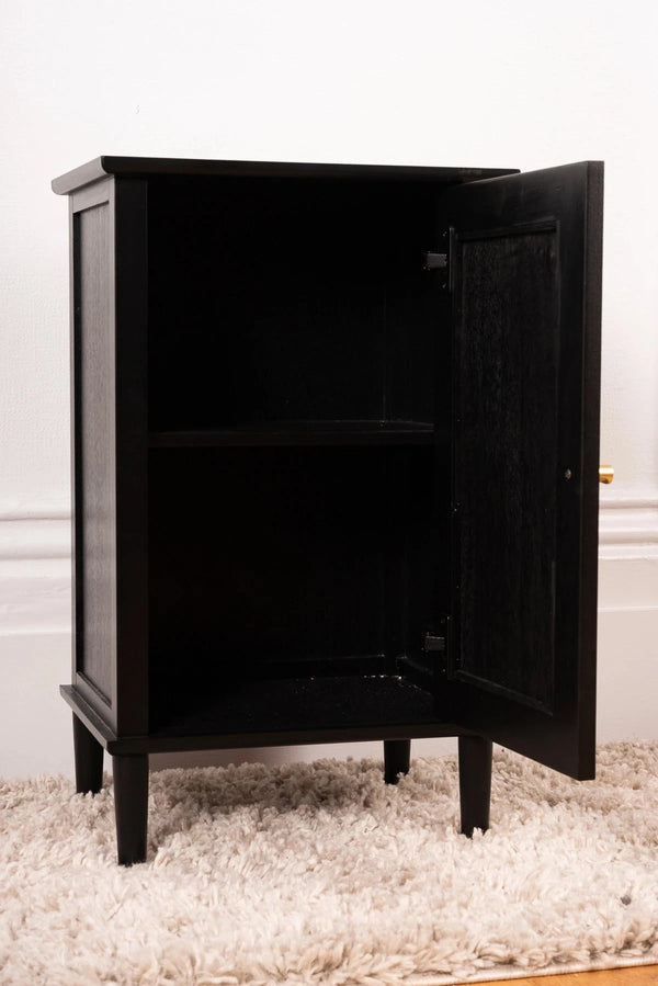 Carraig Donn Hannah 1-Door Walnut Cabinet