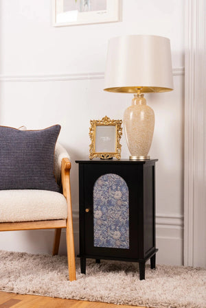 Carraig Donn Hannah 1-Door Walnut Cabinet