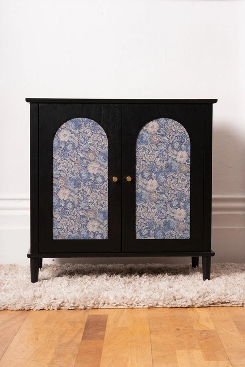 Hannah 2-Door Walnut Cabinet