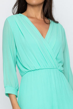 Carraig Donn Hannah Midi Dress in Aqua