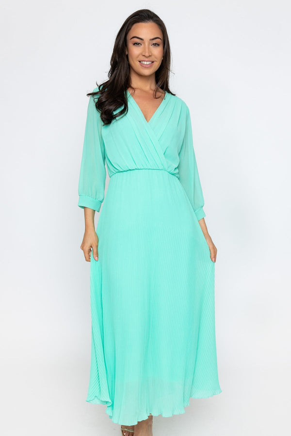 Carraig Donn Hannah Midi Dress in Aqua