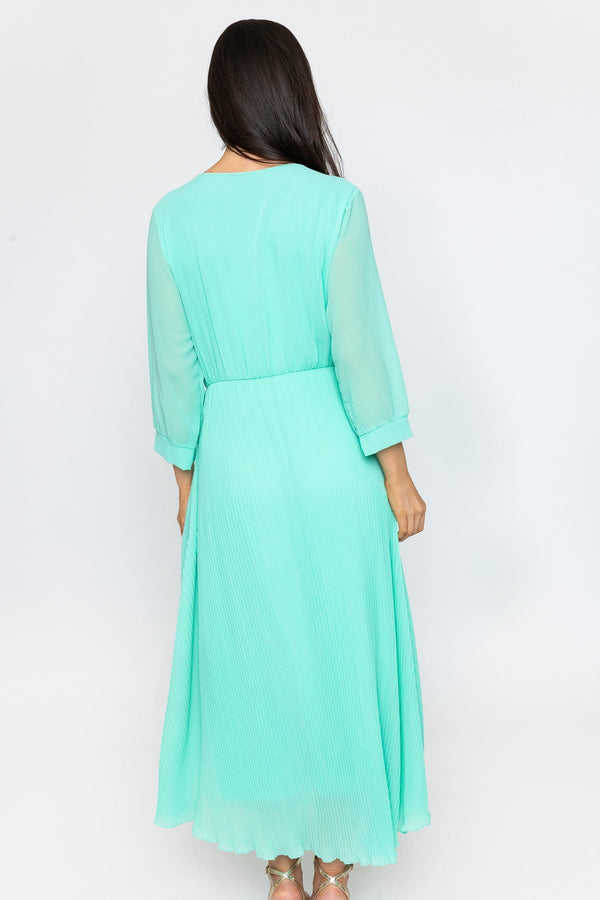 Carraig Donn Hannah Midi Dress in Aqua