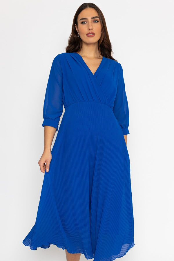 Carraig Donn Hannah Midi Dress in Blue