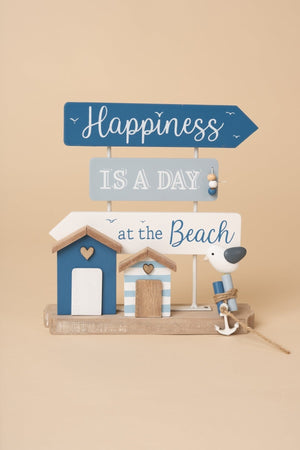Carraig Donn Happiness Beach Wooden Plaque