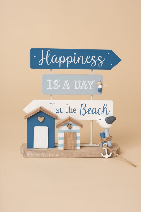 Carraig Donn Happiness Beach Wooden Plaque