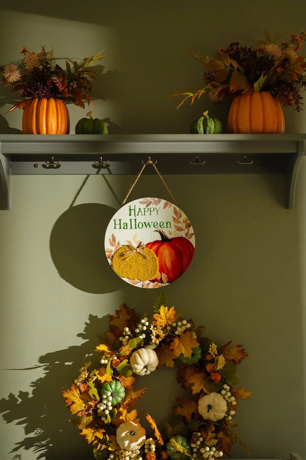 Carraig Donn Happy Halloween Pumpkin Plaque