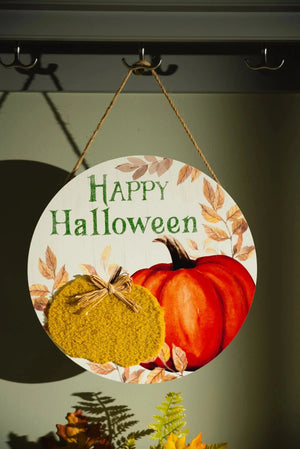 Carraig Donn Happy Halloween Pumpkin Plaque