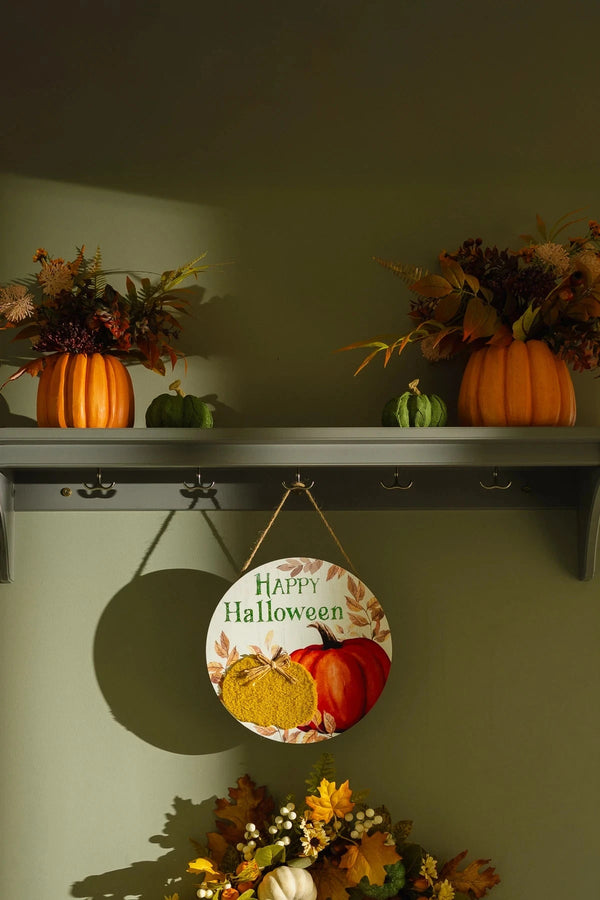 Carraig Donn Happy Halloween Pumpkin Plaque