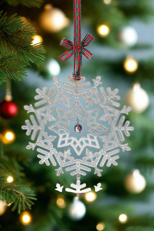 Heirloom Snowflake Christmas Tree Decoration