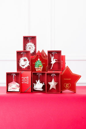 Carraig Donn Heirloom Turtle Doves Christmas Tree Decoration