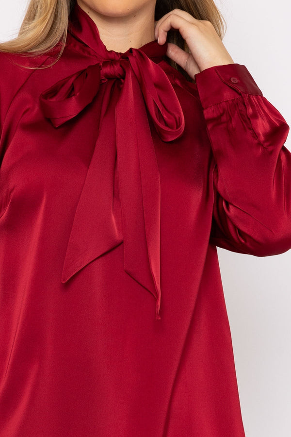 Carraig Donn Heritage Blouse in Red