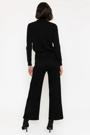 Carraig Donn High Waist Stretch Jeans With Gold Buttons