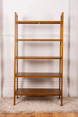 Carraig Donn Hugo Wooden 5-Tier Shelf Unit