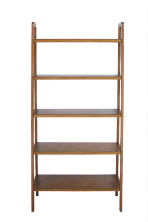 Carraig Donn Hugo Wooden 5-Tier Shelf Unit