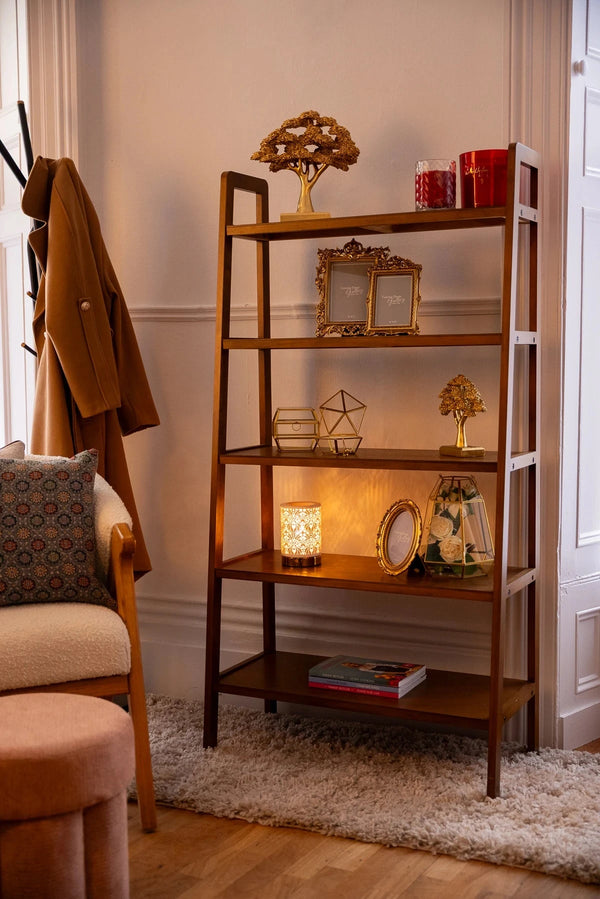 Carraig Donn Hugo Wooden 5-Tier Shelf Unit