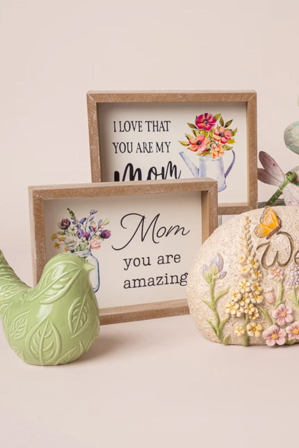 Carraig Donn "I Love That You Are My Mom" Wooden Plaque