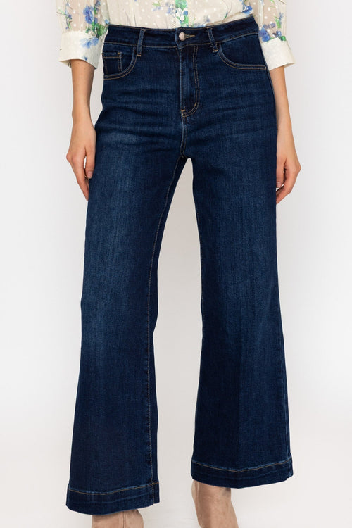 Carraig Donn Indigo Flare Leg Jeans