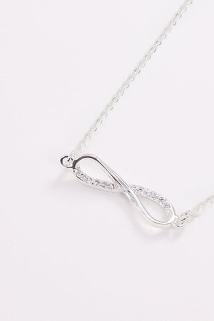 Carraig Donn Infinity Necklace in Silver