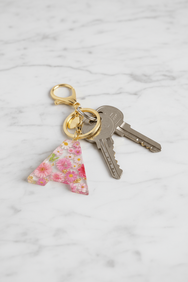 Carraig Donn Initial "A" Handbag Charm Keyring