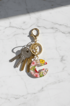 Carraig Donn Initial "C" Handbag Charm Keyring