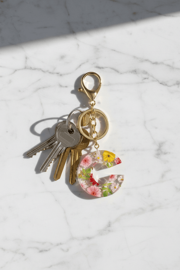 Carraig Donn Initial "C" Handbag Charm Keyring