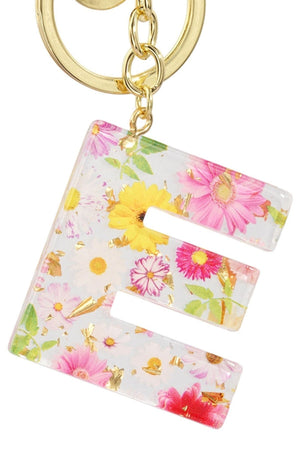 Carraig Donn Initial "E" Handbag Charm Keyring