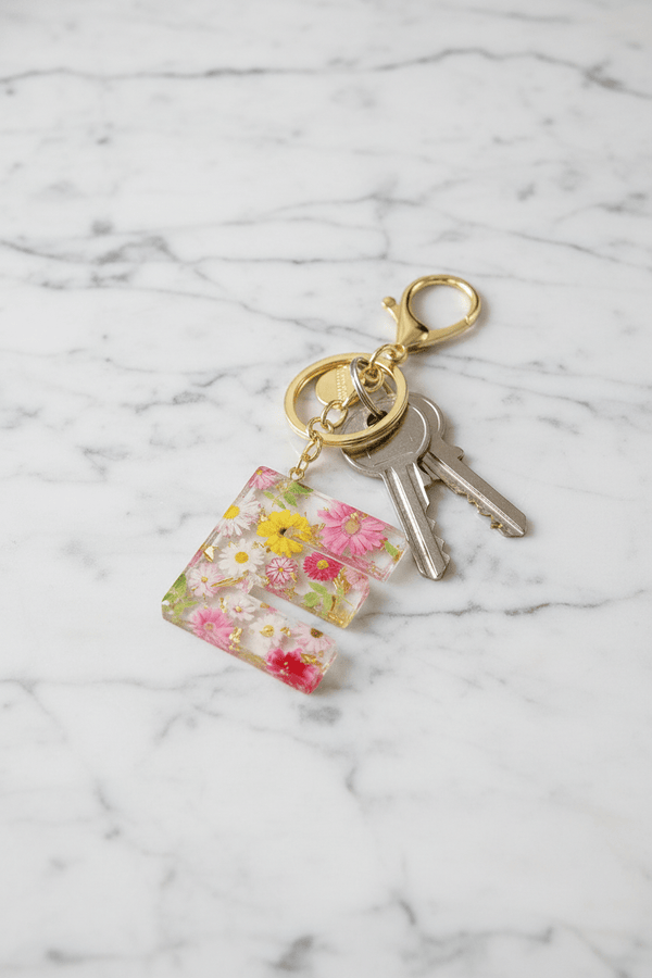 Carraig Donn Initial "E" Handbag Charm Keyring