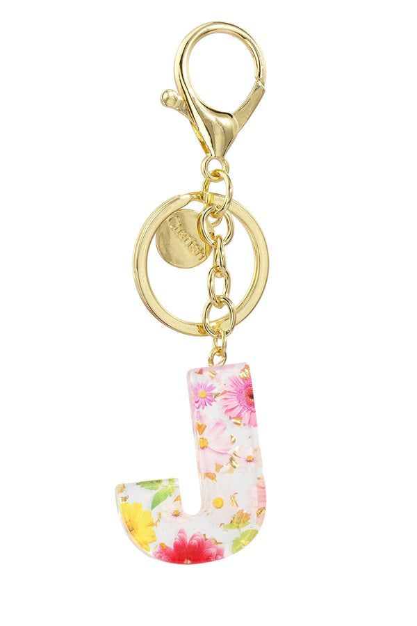 Carraig Donn Initial "J" Handbag Charm Keyring