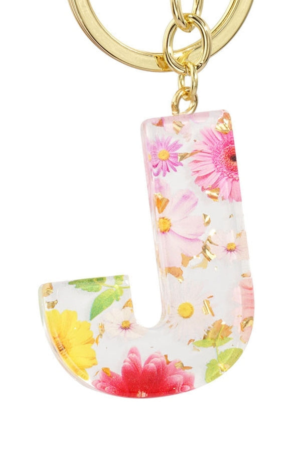 Carraig Donn Initial "J" Handbag Charm Keyring
