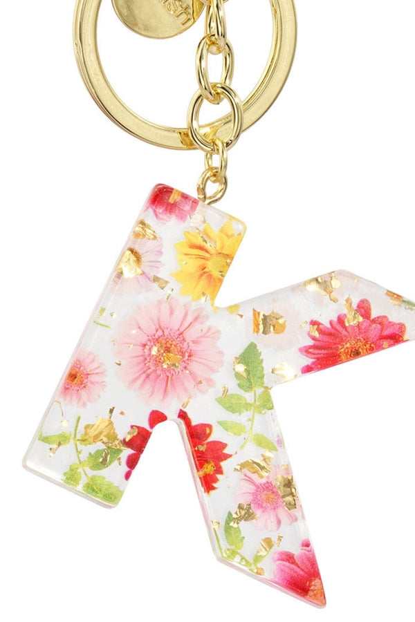 Carraig Donn Initial "K" Handbag Charm Keyring
