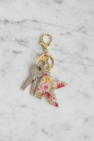 Carraig Donn Initial "K" Handbag Charm Keyring