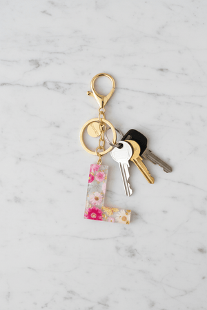 Carraig Donn Initial "L" Handbag Charm Keyring