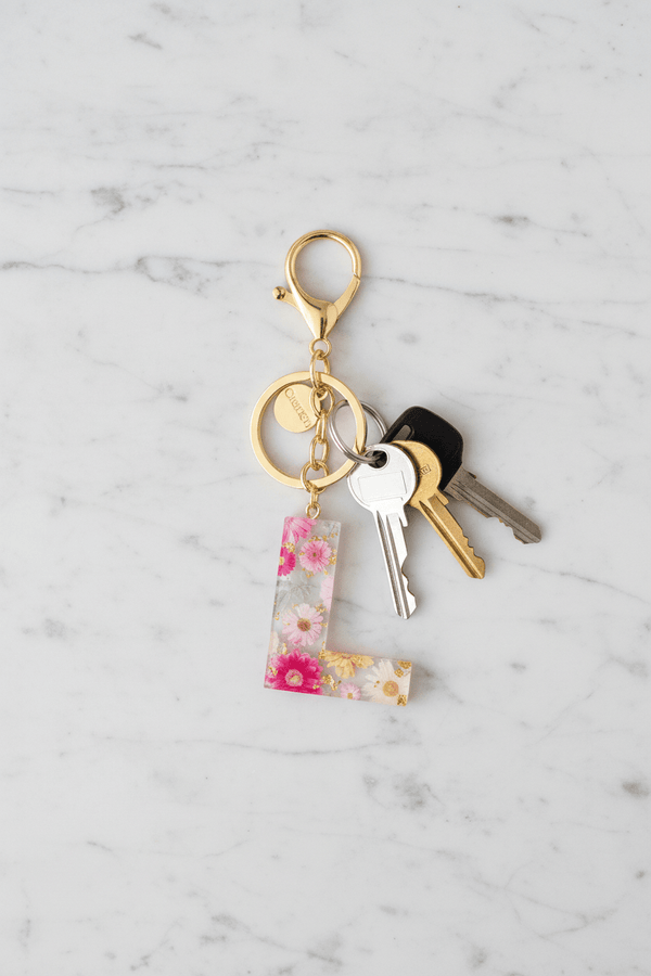 Carraig Donn Initial "L" Handbag Charm Keyring