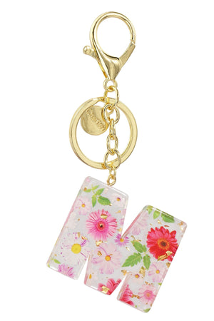 Carraig Donn Initial "M" Handbag Charm Keyring