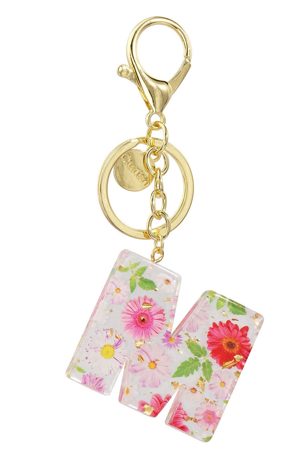Carraig Donn Initial "M" Handbag Charm Keyring