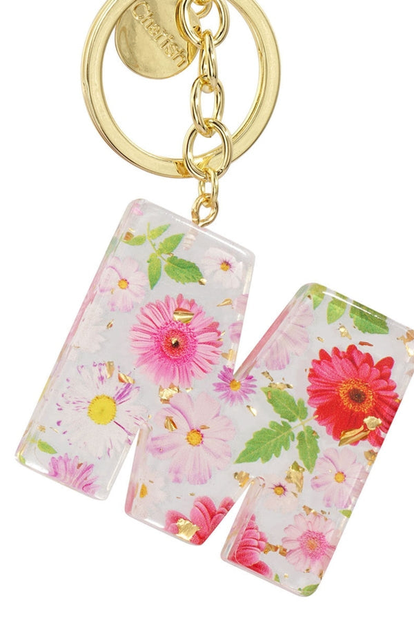 Carraig Donn Initial "M" Handbag Charm Keyring